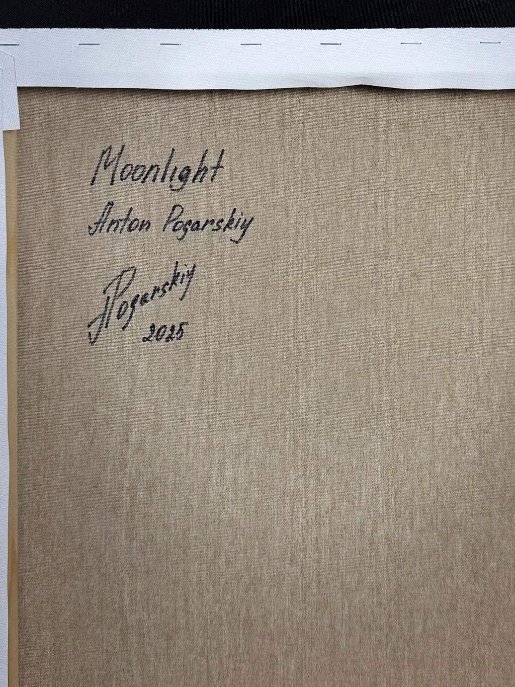 Illuminated Moon Surface 001