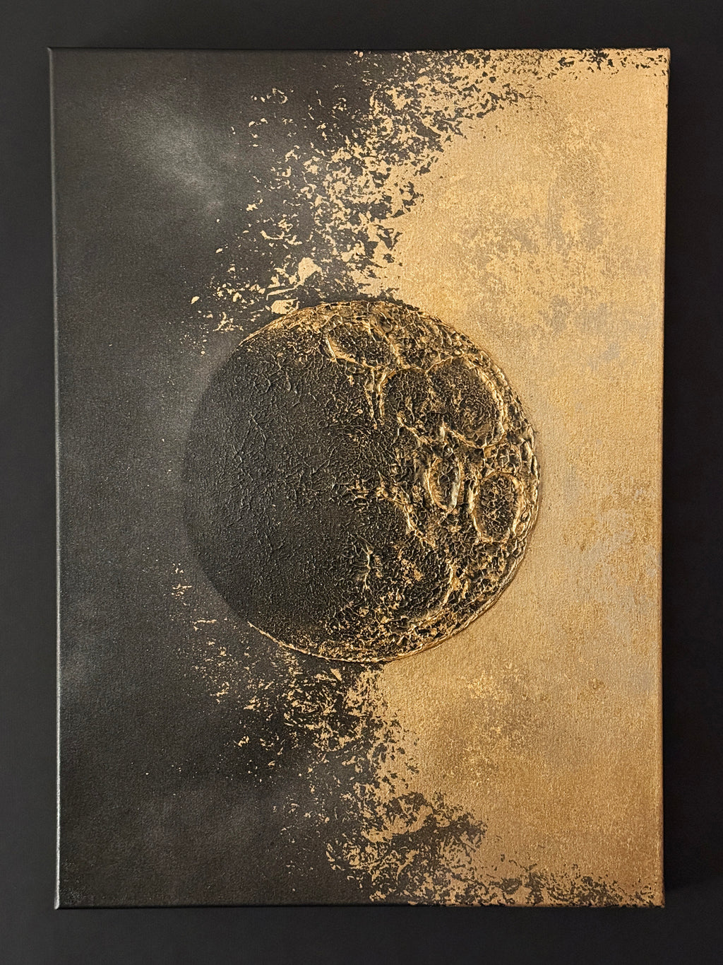 Moon in space 002