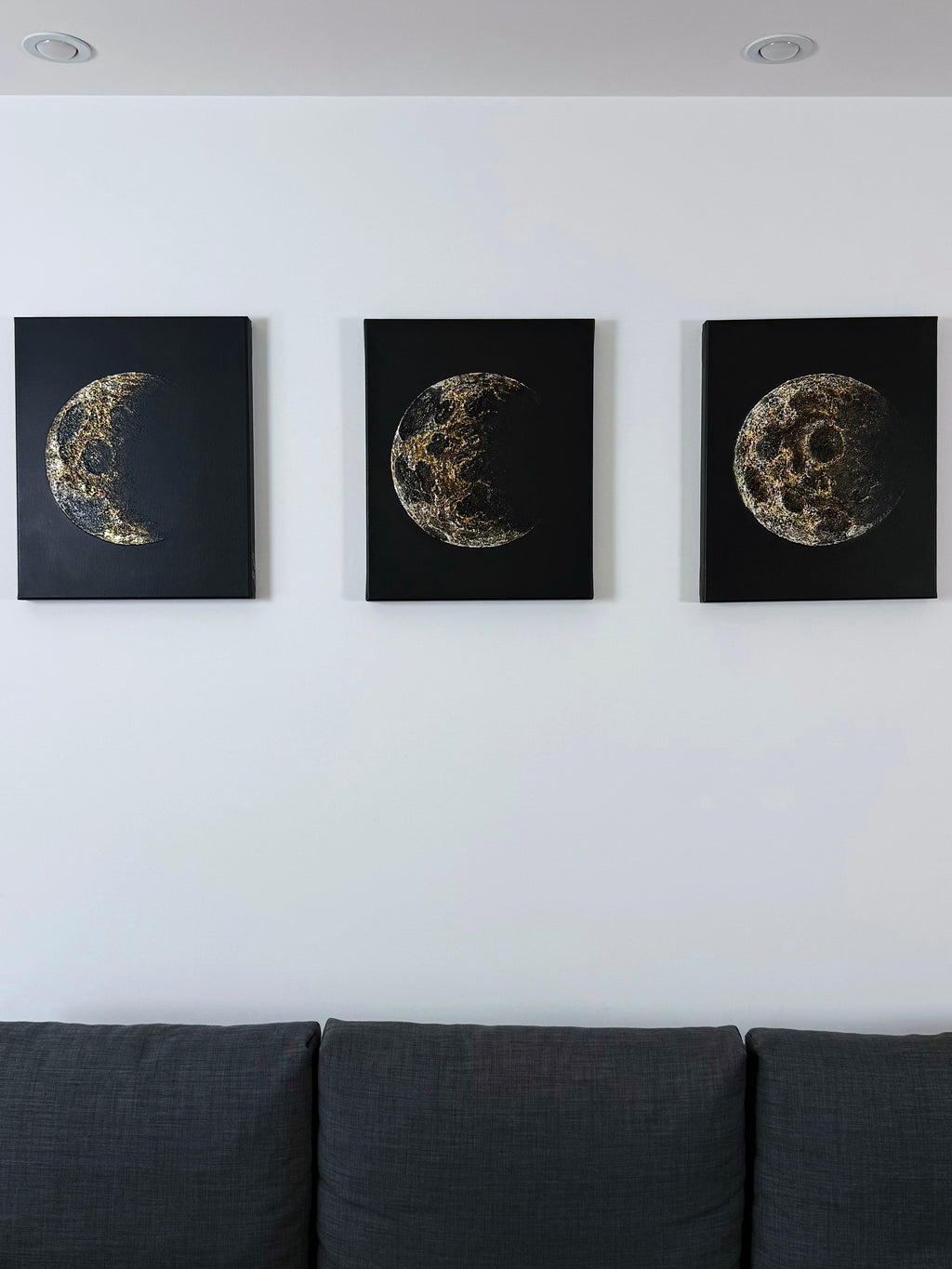 XTriptych “Shining Moons”