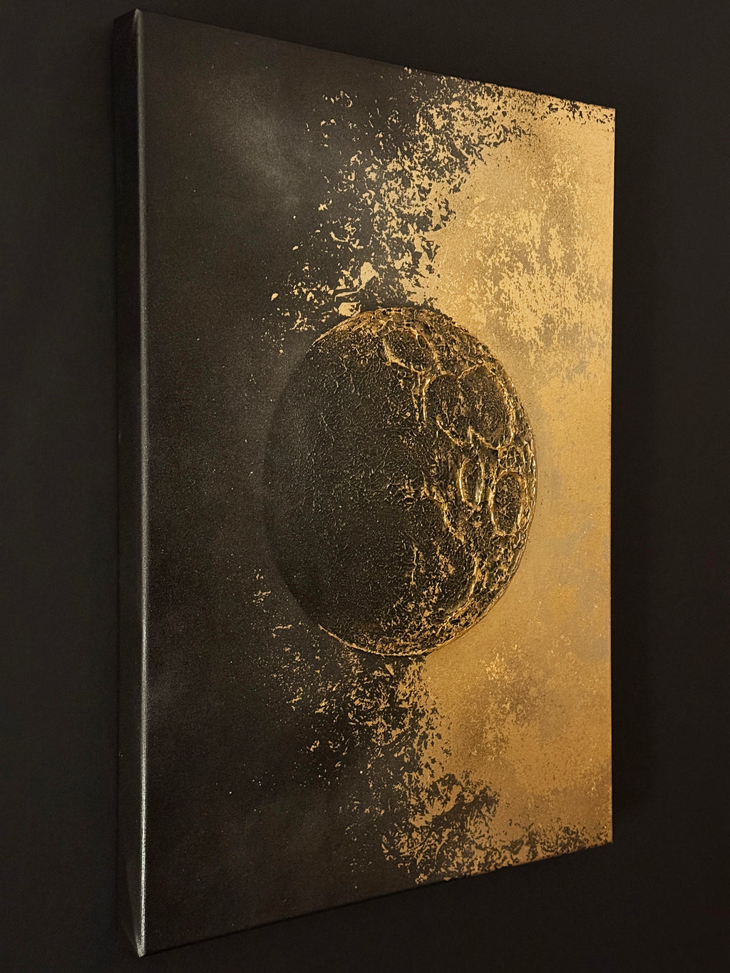 Moon in space 002