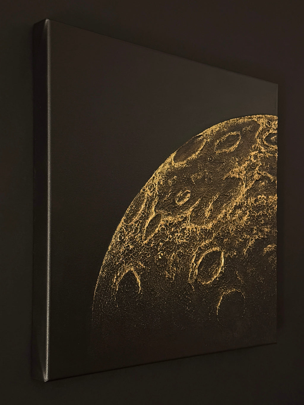 Illuminated Moon Surface 001