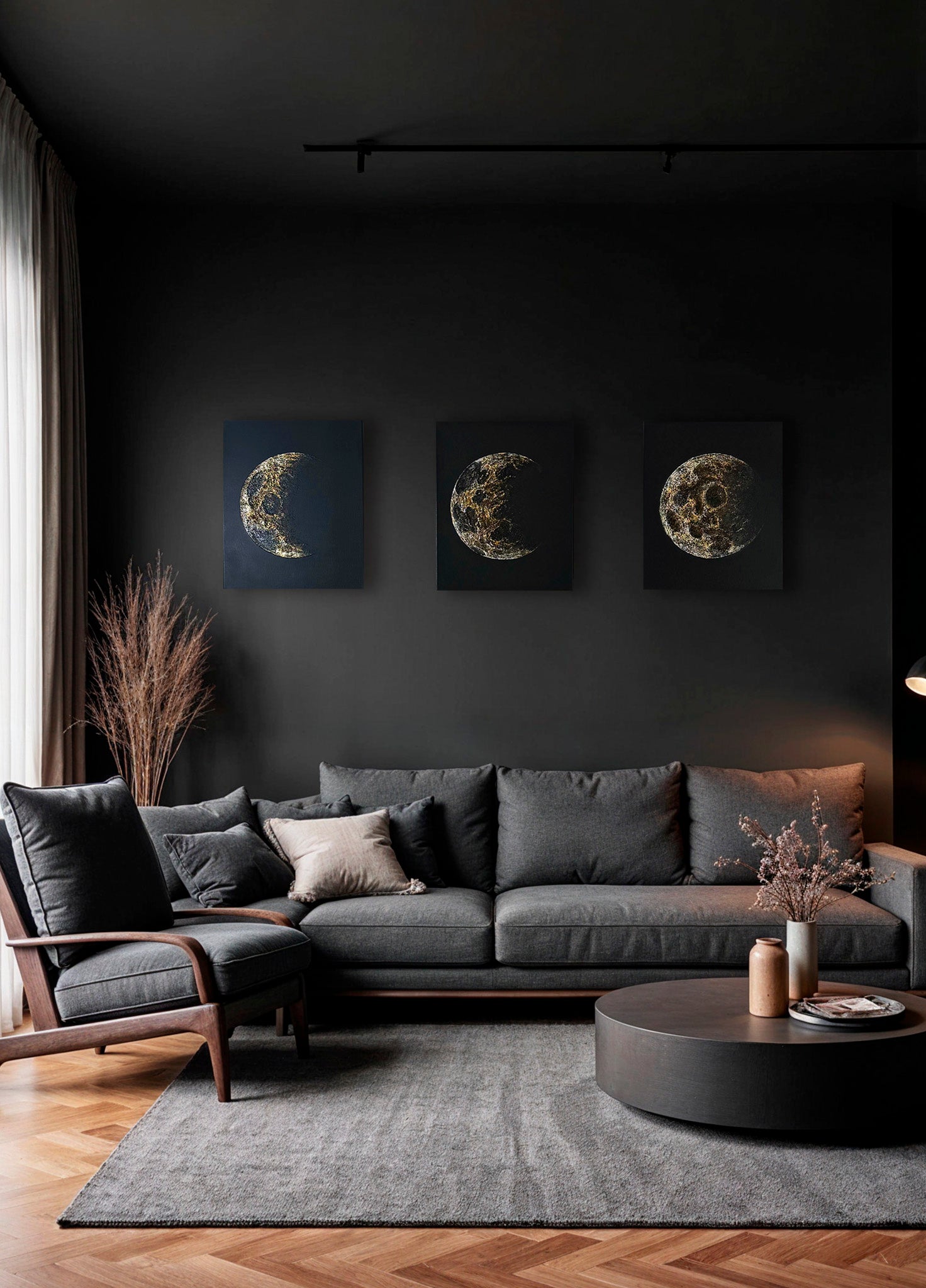 XTriptych “Shining Moons”