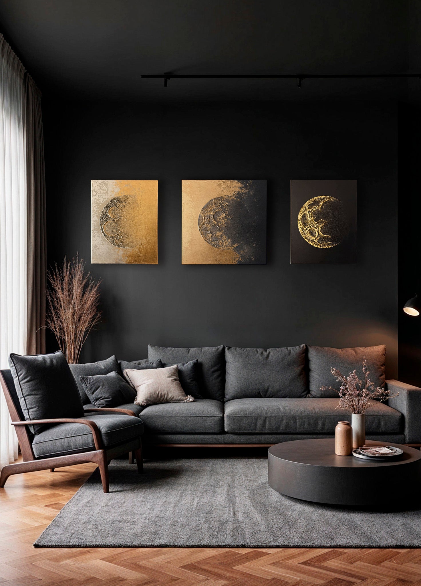 Moon over sun 001