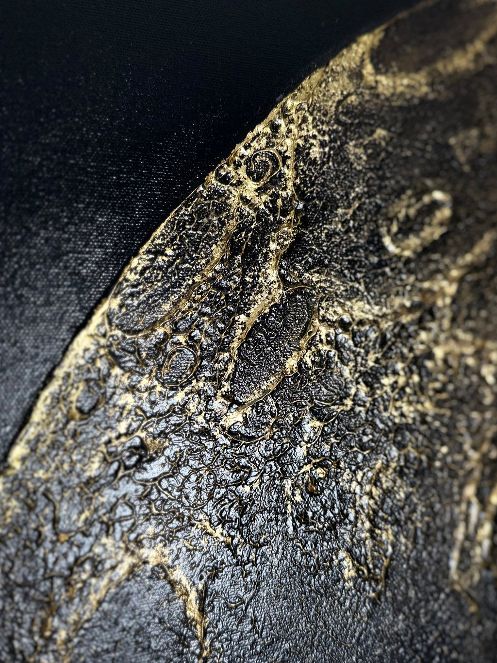 Illuminated Moon Surface 001